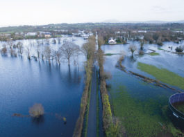 Any Aerial View of the Flooding in Springfield in Clonlara Co Clare Picture Credit Brian Gavin Press 22