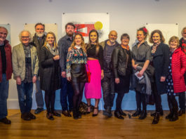 Limerick Printmakers 'LP at 20' launched at the Hunt Museum. Pic: Ken Coleman