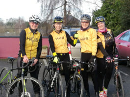 The Everesting Challenge team of Sharon Kennedy, Sile Hayes, Maeve O'Shaughnessy and Jackie Scahill. Limerick City County News Limerick Post