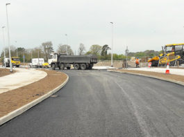 Work nearing completion on the new link road to Mungret Limerick Post Newspaper community development transport politics