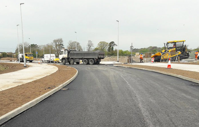 Work nearing completion on the new link road to Mungret Limerick Post Newspaper community development transport politics