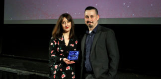 Award Winner, Mirian Gonzalez pictured with Cian Reinhardt.