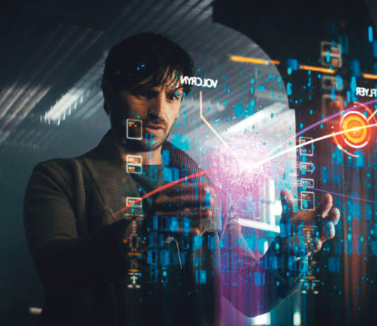 A scene from Nightflyers which was filmed at Troy Studios