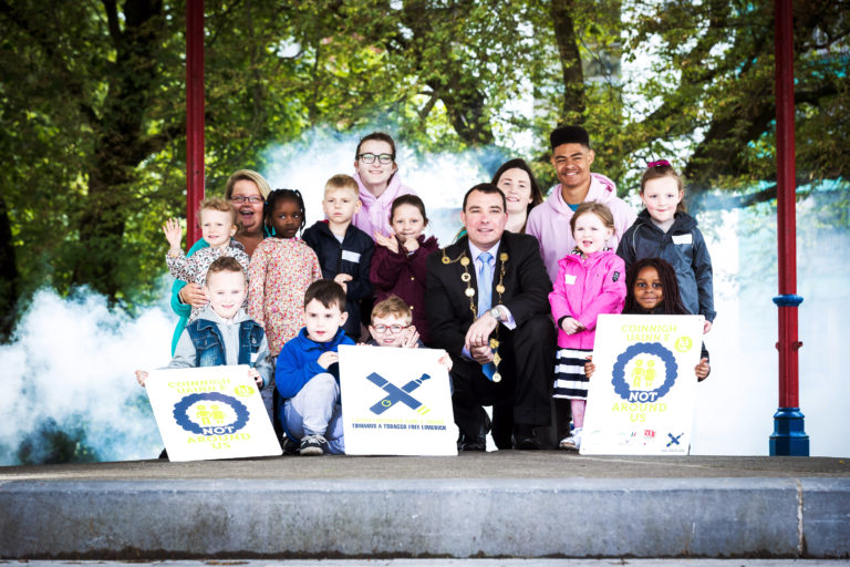 New campaign to discourage smokers from lighting up or vaping around children