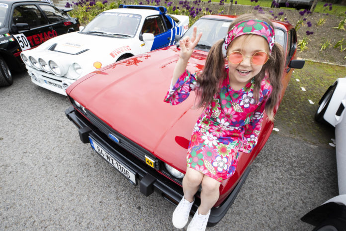 Selena (5) pictured at the launch of the first ever Cannonball RETRO Road-Trip Picture Andres Poveda