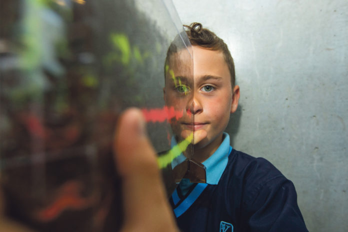 ESB RDS Limerick 1 Pictured at the 2019 ESB Science Blast Limerick is Cian Conway fromKinock NS, Ballyneety who investigated Do Earthworms help growth in plant?. Pic Sean Curtin True Media.