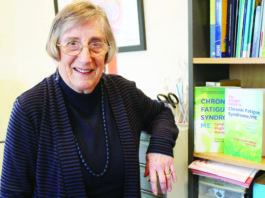 Dr Ros Vallings who will give a public talk on ME at the South Court Hotel on May 20.