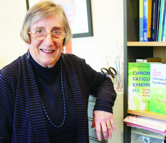 Dr Ros Vallings who will give a public talk on ME at the South Court Hotel on May 20.