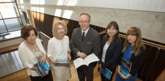 WHO seminar at University of Limerick Ôbreaks mythsÕ around health of migrants and refugees A World Health Organisation seminar held at the University of Limerick has sought to bust myths and promote facts around the health of refugees and migrants. Pictured at the event were, Prof. Ailish Hannigan, GEMS, UL, Prof. Deirdre McGrath, Head GEMS, UL, Dr. Santino Severoni, Acting Director, Division of Health Systems and Public Health & Coordinator, Migration and Health Programme, Division of Policy and Governance for Health and Well-being, WHO Regional Office for Europe, Prof. Anne MacFarlane, GEMS, UL and Simona Melki, Prhramme Assistant WHO. The WHO seminar on Refugee and Migrant health took place this Monday at the Graduate Entry Medical School (GEMS) in UL. Picture: Alan Place