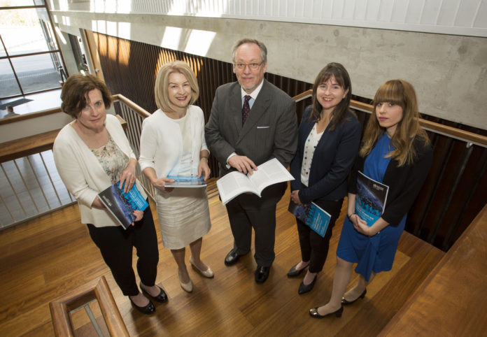 WHO seminar at University of Limerick Ôbreaks mythsÕ around health of migrants and refugees A World Health Organisation seminar held at the University of Limerick has sought to bust myths and promote facts around the health of refugees and migrants. Pictured at the event were, Prof. Ailish Hannigan, GEMS, UL, Prof. Deirdre McGrath, Head GEMS, UL, Dr. Santino Severoni, Acting Director, Division of Health Systems and Public Health & Coordinator, Migration and Health Programme, Division of Policy and Governance for Health and Well-being, WHO Regional Office for Europe, Prof. Anne MacFarlane, GEMS, UL and Simona Melki, Prhramme Assistant WHO. The WHO seminar on Refugee and Migrant health took place this Monday at the Graduate Entry Medical School (GEMS) in UL. Picture: Alan Place