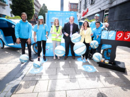 This year’s launch of The Gum Litter Campaign Taskforce with Limerick City Tidy Town’s representative, Maura O'Neill, Deputy Mayor Cllr. Adam Tesky NadiaCollins-Sakni, Environment Awareness, Limerick City and County Council with the Gim Litter Taskforce. Picture: Keith Wiseman