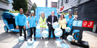 This year’s launch of The Gum Litter Campaign Taskforce with Limerick City Tidy Town’s representative, Maura O'Neill, Deputy Mayor Cllr. Adam Tesky NadiaCollins-Sakni, Environment Awareness, Limerick City and County Council with the Gim Litter Taskforce. Picture: Keith Wiseman