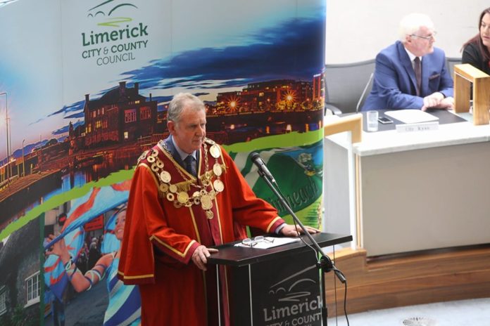 Mayor of Limerick City and County, Michael Sheahan. Photo: Cian Reinhardt