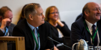 Conn Murray, Chief Executive of Limerick City and County Council pictured at the first meeting of the new council in 2019. Photo: Cian Reinhardt