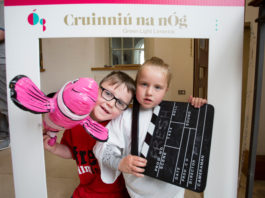 Pictured at the launch of Cruinniu na nOg in the Hunt Museum was Donnachadh and Cliodhne Burrows. Picture: Alan Place
