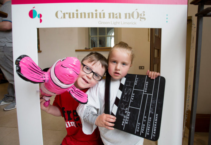Pictured at the launch of Cruinniu na nOg in the Hunt Museum was Donnachadh and Cliodhne Burrows. Picture: Alan Place