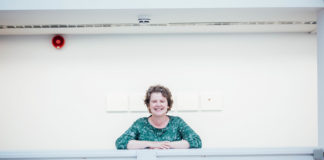 Fiona O Dwyer pictured at the Limerick City Gallery of Art as it re opened and launched the Trilogy of Exhibitions on Thursday night. Pic Brian Arthur