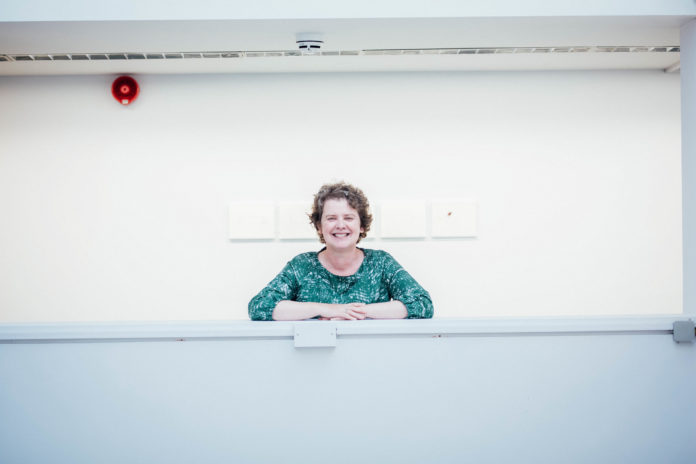 Fiona O Dwyer pictured at the Limerick City Gallery of Art as it re opened and launched the Trilogy of Exhibitions on Thursday night. Pic Brian Arthur