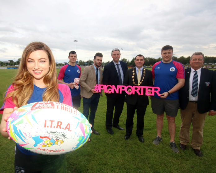 The Launch of the Pig and Porter Tag Rugby Festival which takes place on the 13th of July in Old Crescent Rugby Club 2