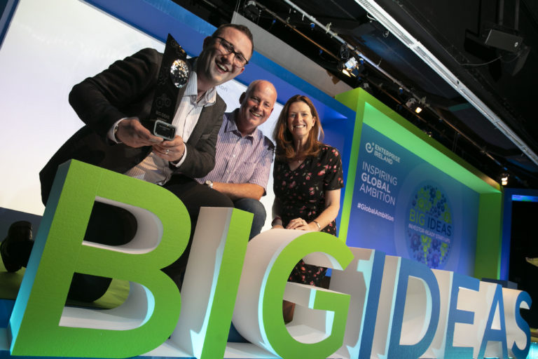 One to Watch Award presented to UL spin-out for the best pitch at Enterprise Ireland’s Big Ideas 2019