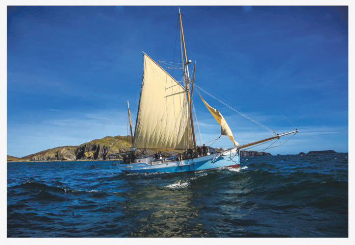 The AK Ilen under sail. Photo: Dermot Lynch