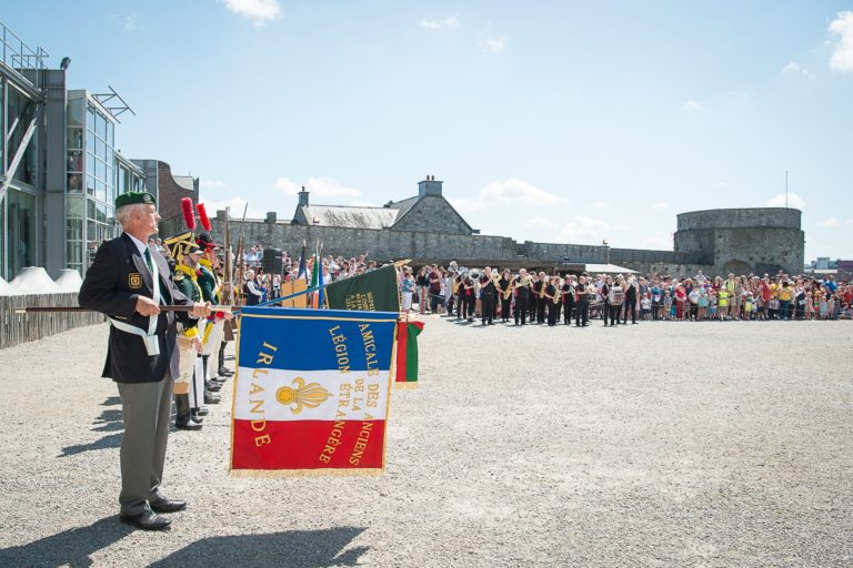 More than 1000 celebrate Bastille Day in Limerick by honouring Wild Geese heritage at King John’s Castle