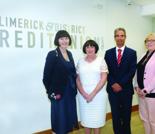 19/6/2019 Marie O' Shea, Senior Loans Manager, Caroline Long, CEO, Declan Benson, Deputy CEO and Kathryn Dalton, Business Development Manager, Limerick and District Credit Union. Picture: Gareth Williams