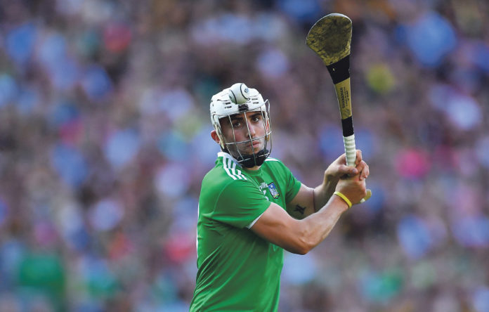 Aaron in action during the All-Ireland semi final against Kilkenny. Photo: Piaras O’Mídheach/Sportsfile