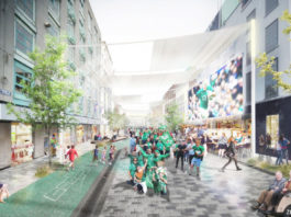 O'Connell Street reimagined by Zeso Architects on behalf of LiveableLimerick.