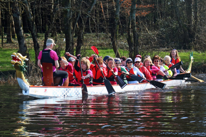 The Shannon Dragons on its way for its Maiden Vogage.Picture Brendan Gleeson