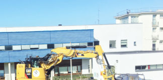 Groundwork gets under way on the site of the new 60 bed unit at UHL last April.