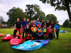  Members of the Limerick Academy and Scouts Kayaking (LASK) club who organise the event every year. 