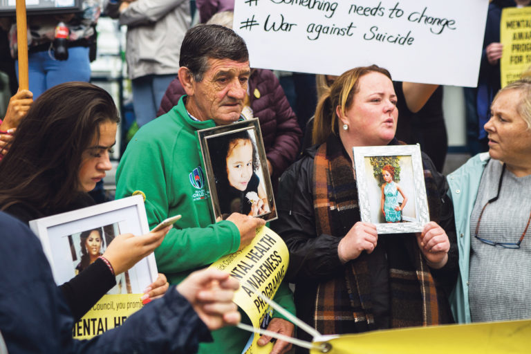 Limerick families stand up for mental health inside City Hall