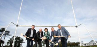 Pictured from left: are Denis Doyle, VP & GM Manufacturing, Analog Devices, Pat Daly, Chief Executive, Limerick City & County Council, Jacinta Florish, Sports & Social Club, Analog Devices, Mayor of the City and County of Limerick, Cllr Michael Sheahan and Leo McHugh, VP Industrial Business Units, Analog Devices. Pic Sean Curtin True Media.