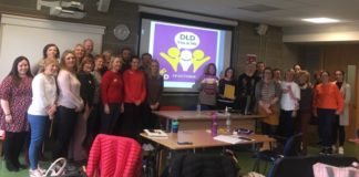 Teachers at Mary Immaculate College meeting with SLTs from the School of Allied Health, UL this week to make plans for DLD awareness