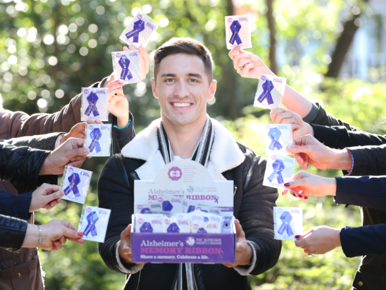Love Island winner Greg is encouraging people to support Alzheimer’s fundraiser