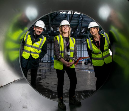 Pictured L-R Gerry Dillon, Operations & Development Director, Shannon Commercial Properties, Grainne McInerney, Property Development Manager, Shannon Commercial Properties and Deirdre Whitney, Property Manager, Shannon Airport.Pic Arthur Ellis.