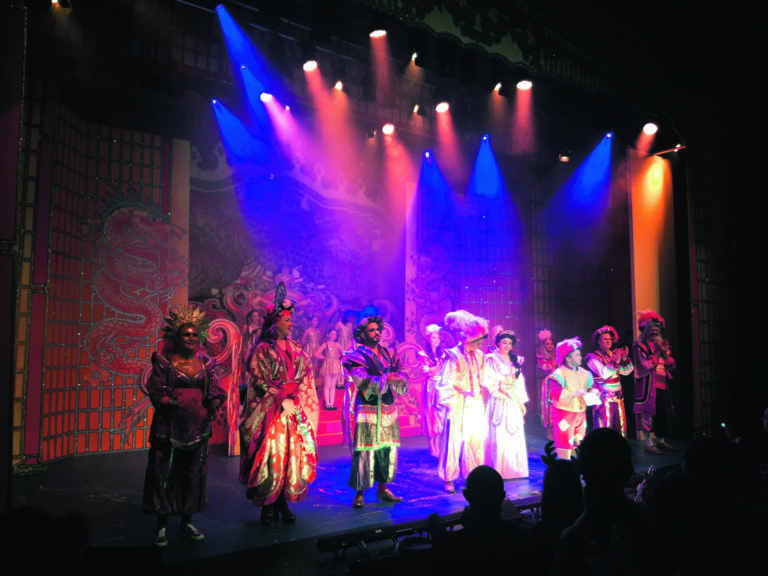 Panto review – Flying high on Aladdin’s carpet