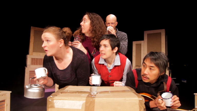 Arty party town and country…