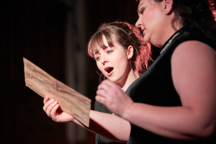 A Opera Workshop Eve Stafford left and Cathriona Walsh