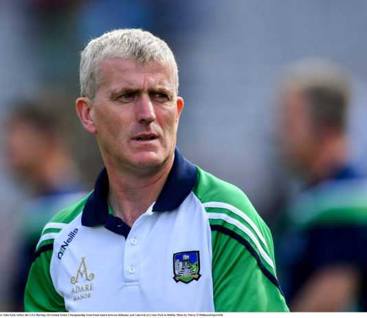Limerick manager John Kiely. Photo by Piaras Ó Mídheach/Sportsfile