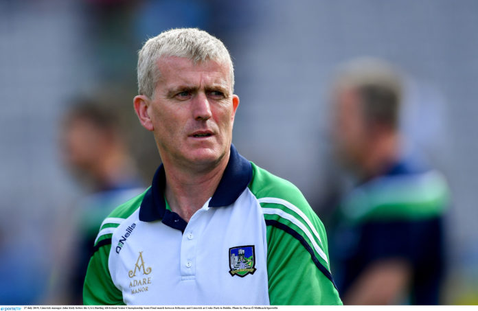 Limerick manager John Kiely. Photo by Piaras Ó Mídheach/Sportsfile