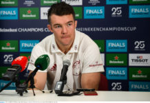 Peter O'Mahony during a Munster Rugby press conference at University of Limerick in Limerick. Photo by Matt Browne/Sportsfile