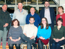 Limerick PPN members (Back row): John Buttery, Patrick Cummins, Jim Long, Michael Quilligan, Catherine Dalton. (Front row): Noreen Stokes, Patrick Fitzgerald, Rose Anne White and Nuala Geoghegan.