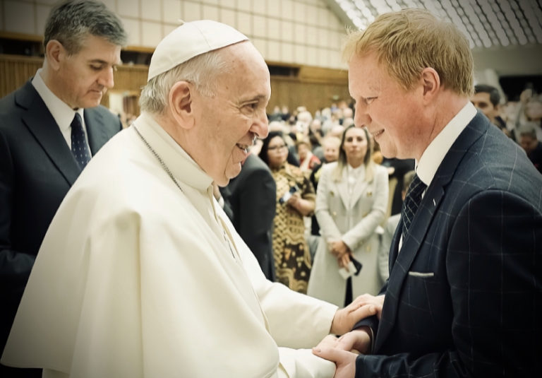Limerick Based Charity has film on Knock presented to Pope Francis