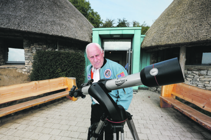 16-9-14 Astronaut Al Worden NASA visit to Lough Gur Co Limerick
