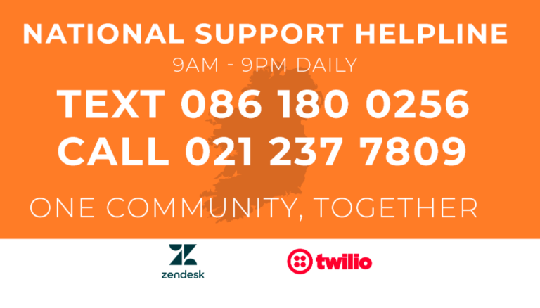 Covid-19 – National Support Helpline now live