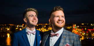 Engaged couple Jamie Kennedy and Darren Moloney on the night of their Engagement Party celebrations. Photo: Cian Reinhardt