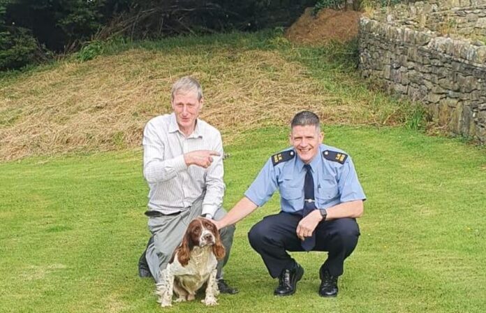 Jake springer spaniel reunited with his owner