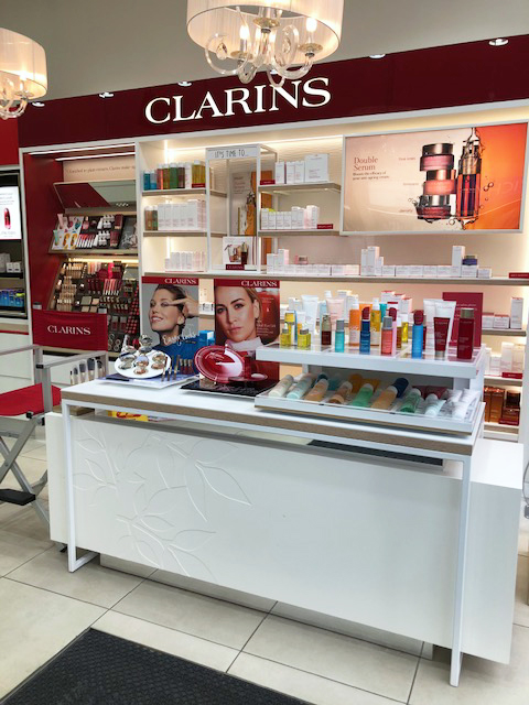 O'Sullivan Pharmacy Clarins counter